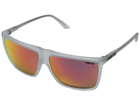 Smith Optics Cornice (Matte Crystal/Red Sol-X Carbonic TLT Lenses) Plastic Frame Fashion Sunglasses