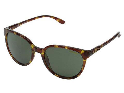 Smith Optics Cheetah (Yellow Tortoise/Gray Green Carbonic TLT Lenses) Plastic Frame Fashion Sunglasses