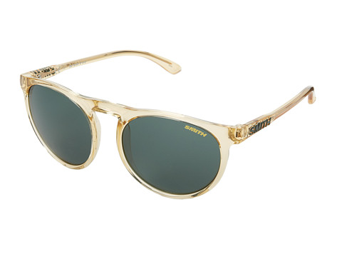 Smith Optics Marvine (Tan Crystal/Green Carbonic Lenses) Plastic Frame Fashion Sunglasses