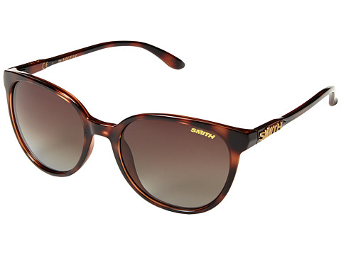 Smith Optics Cheetah (Tortoise/Polar Brown Gradient Carbonic TLT Lenses) Plastic Frame Fashion Sunglasses