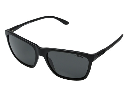 Smith Optics Delano (Impossibly Black/Blackout Carbonic Lenses) Plastic Frame Fashion Sunglasses
