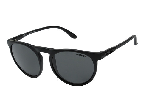 Smith Optics Marvine (Impossibly Black/Blackout Carbonic Lenses) Plastic Frame Fashion Sunglasses