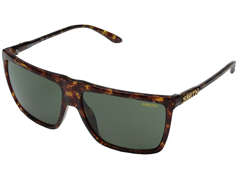 Smith Optics Cornice (Yellow Tortoise/Gray Green Carbonic TLT Lenses) Plastic Frame Fashion Sunglasses