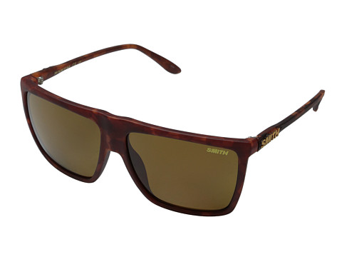 Smith Optics Cornice (Matte Tortoise/Polar Brown Carbonic TLT Lenses) Plastic Frame Fashion Sunglasses