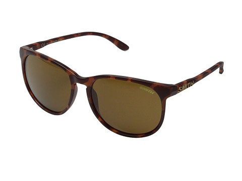Smith Optics Mt. Shasta (Matte Tortoise/Polar Brown Carbonic TLT Lenses) Plastic Frame Fashion Sunglasses