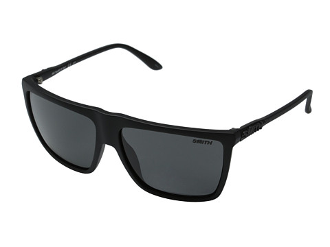 Smith Optics Cornice (Impossibly Black/Blackout Carbonic Lenses) Plastic Frame Fashion Sunglasses