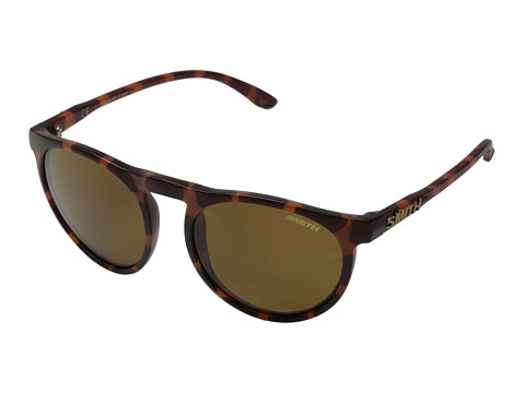 Smith Optics Marvine (Matte Tortoise/Polar Brown Carbonic TLT Lenses) Plastic Frame Fashion Sunglasses