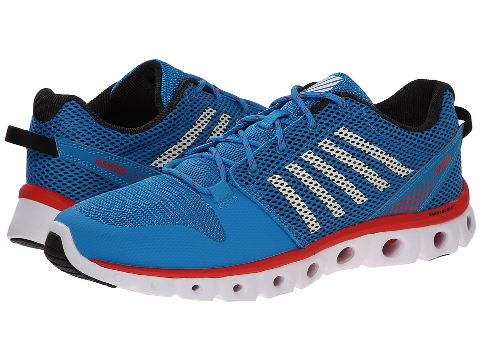 UPC 885938869536 product image for K-Swiss - X Lite (Methyl Blue/White/Fiery Red) Men's Cross Training Shoes | upcitemdb.com