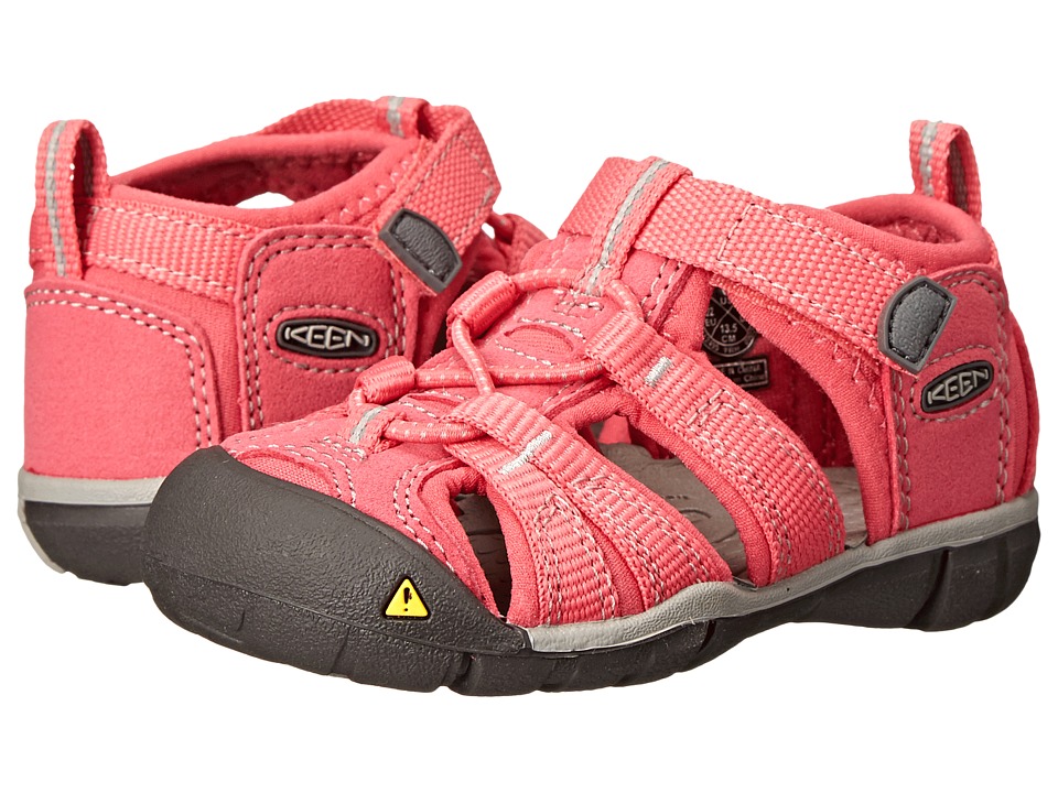 Keen Kids - Seacamp II (Toddler) (Honeysuckle/Neutral Gray) Girls Shoes