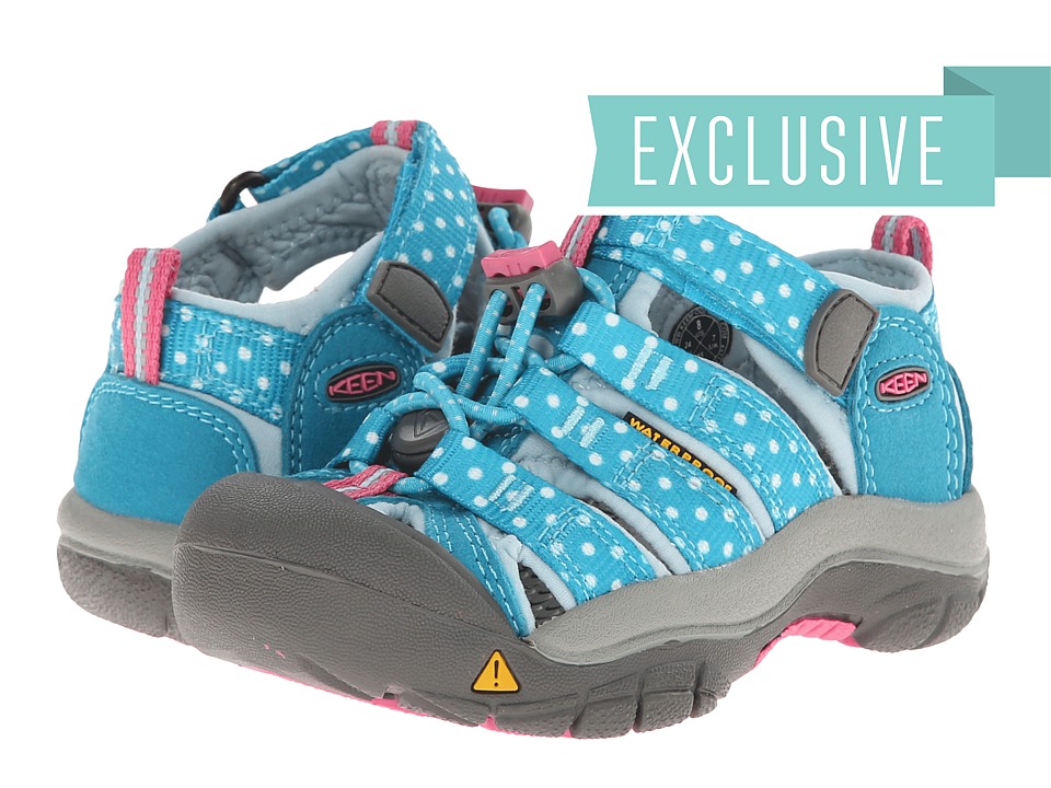 Keen Kids - Newport H2 (Toddler/Little Kid) (Capri Breeze/Dots) Girls Shoes