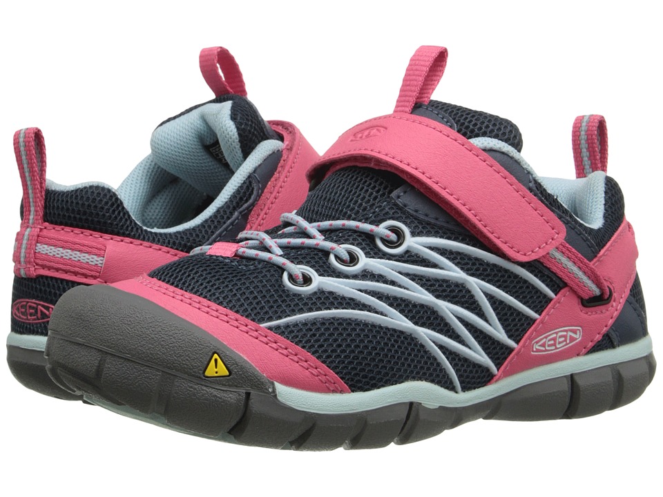 Keen Kids - Chandler CNX (Toddler/Little Kid) (Midnight Navy/Honeysuckle) Girls Shoes