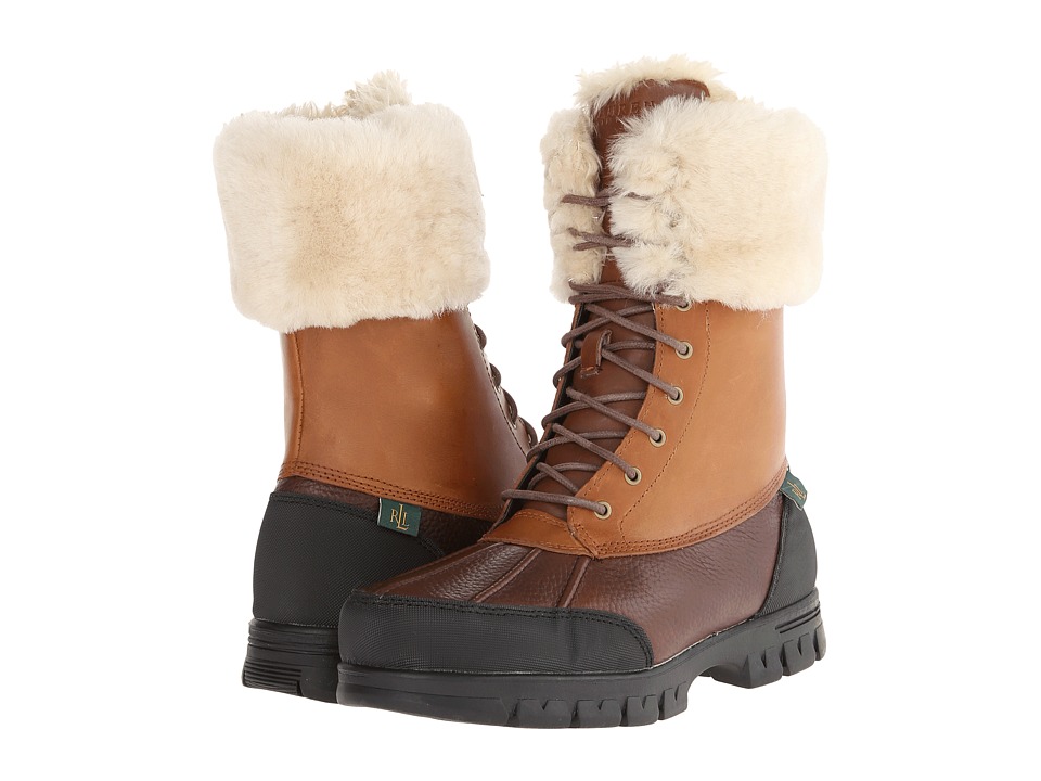 LAUREN Ralph Lauren - Quinta (Tan/Briarwood Leather) Women