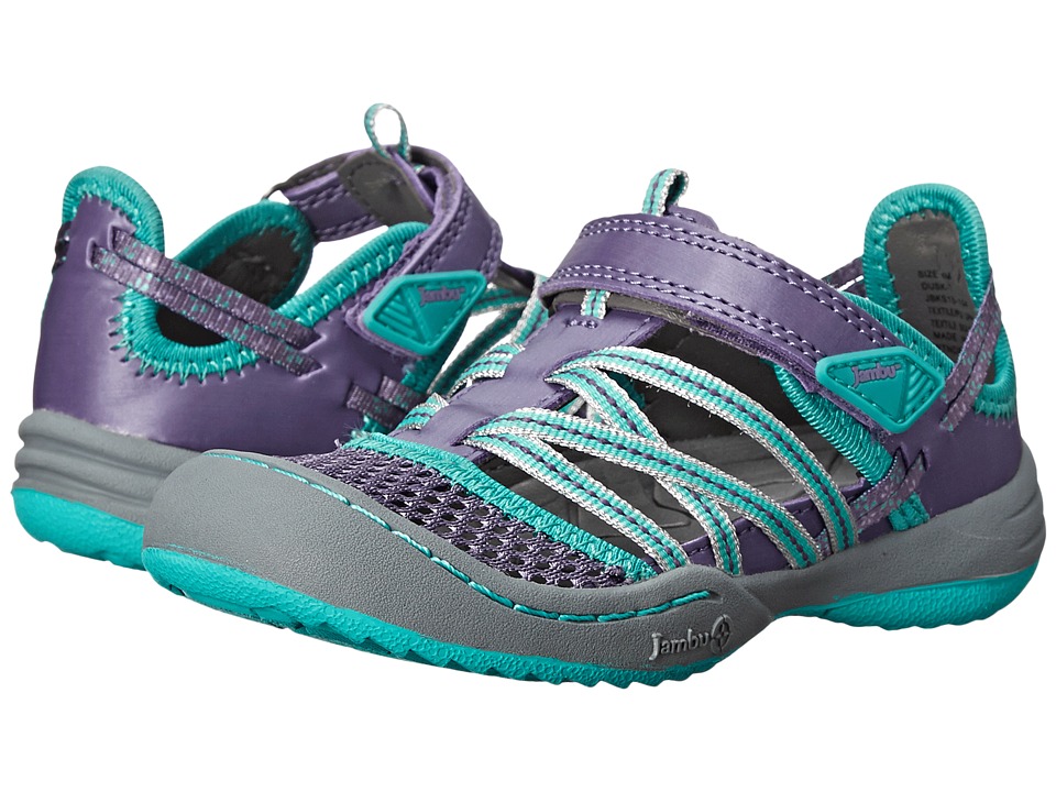 Jambu Kids - Dusk (Toddler) (Dark Lilac/Aqua) Girl
