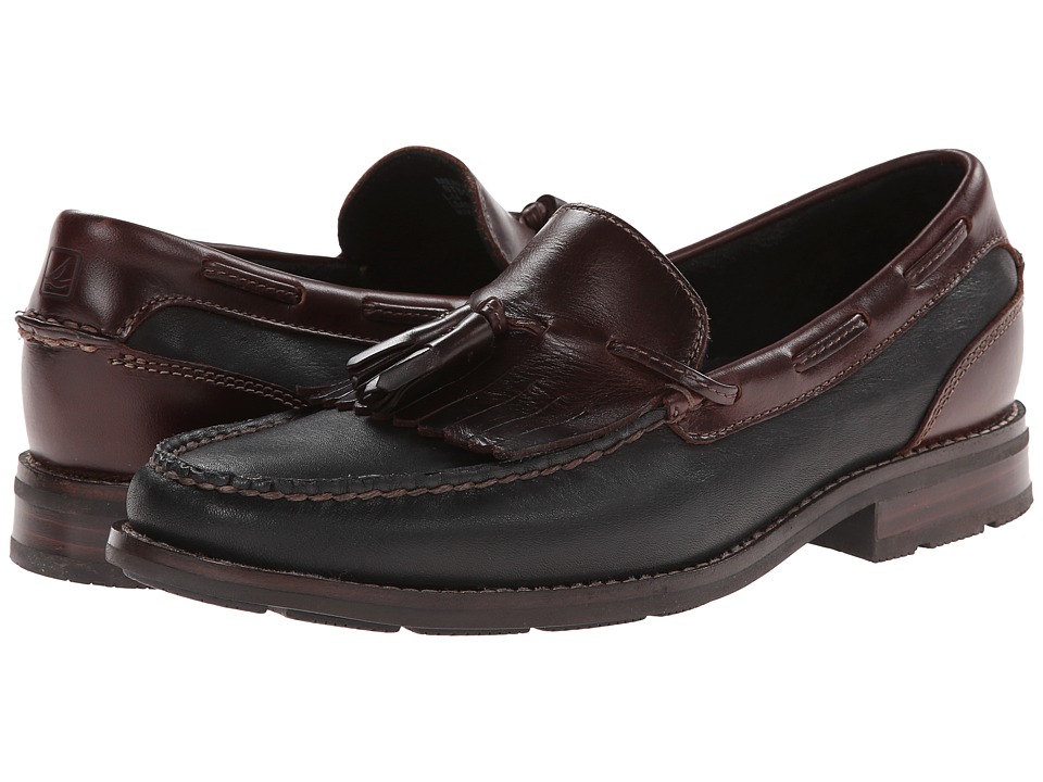 Sperry Essex Kiltie (Black/Amaretto) Men