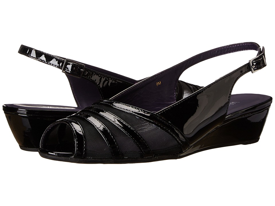 Vaneli Ellis (Black Mag Patent/Balck Mesh/Gunmetal Buckle) Women