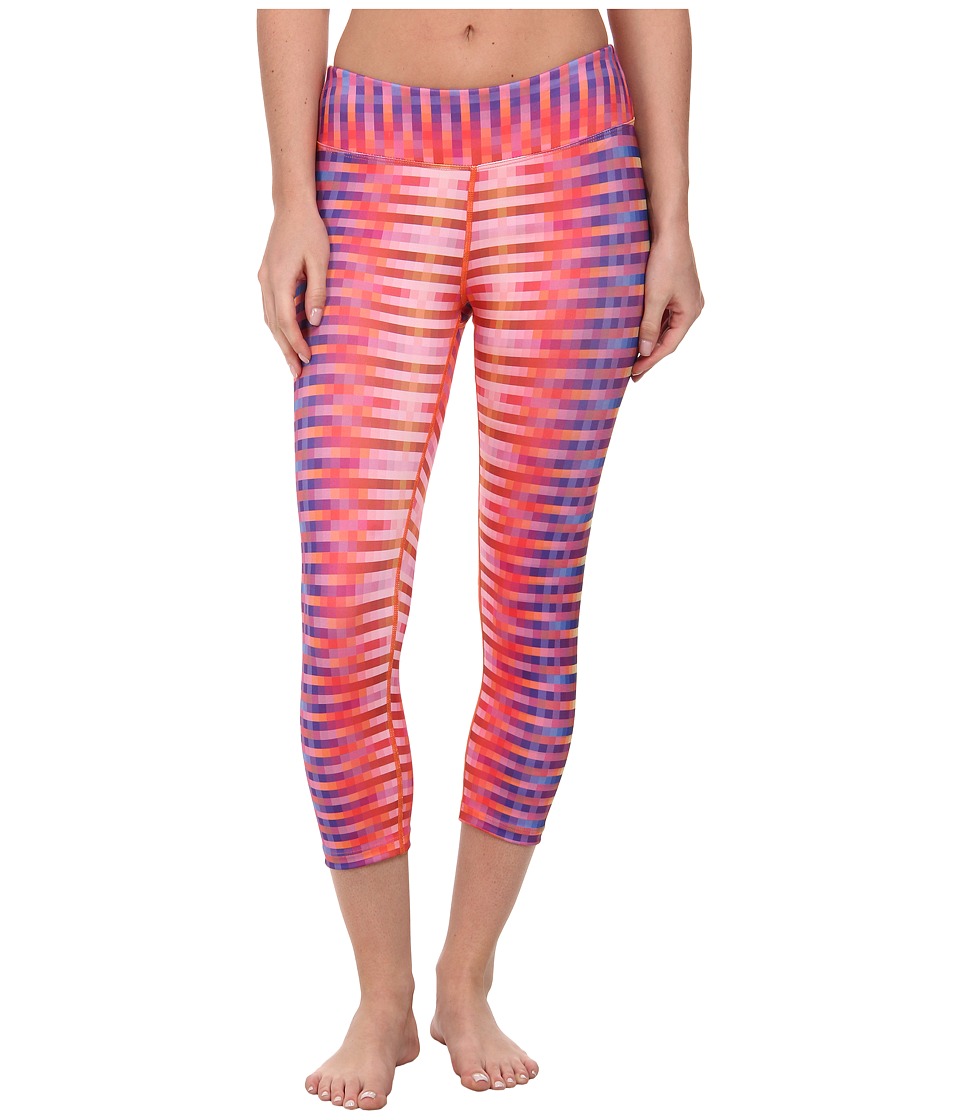 Prana Roxanne Capri (Orange Pixel) Women