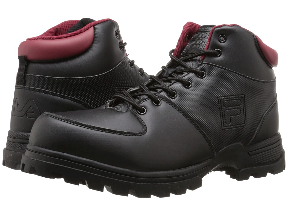 UPC 731616522210 product image for Fila - Ascender 2 (Black/Biking Red) Men's Lace-up Boots | upcitemdb.com