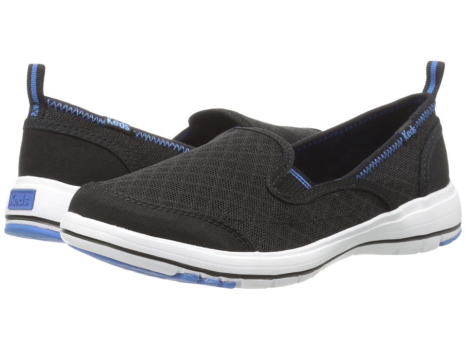 Keds Brisk (Black Canvas/Mesh) Women