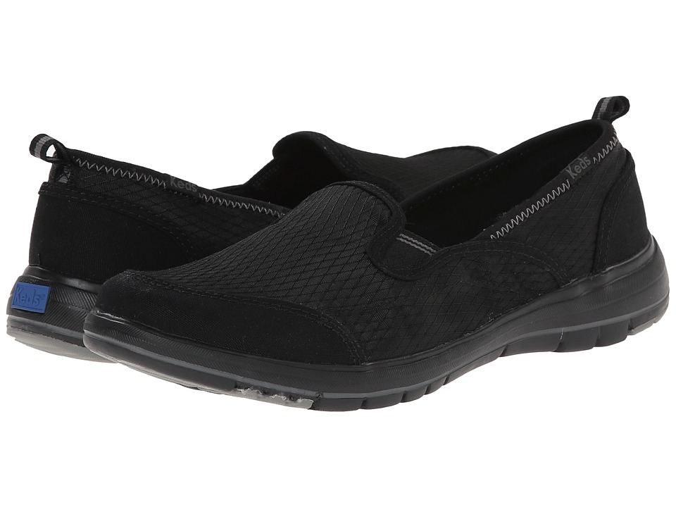Keds Brisk (Black/Black Canvas/Mesh) Women