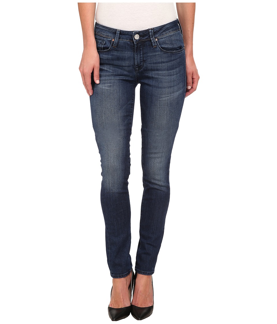 Mavi Jeans Alexa Midrise Skinny in Dark Used Nolita (Dark Used Nolita) Women