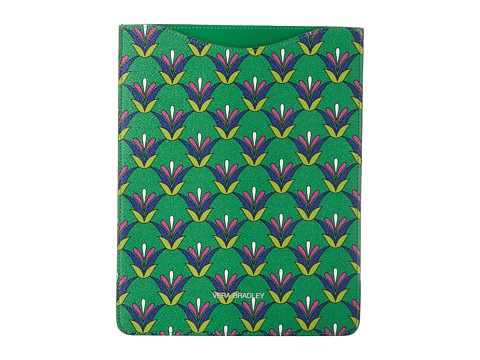 Vera Bradley Slim Tablet Sleeve (Emerald Diamonds) Computer Bags