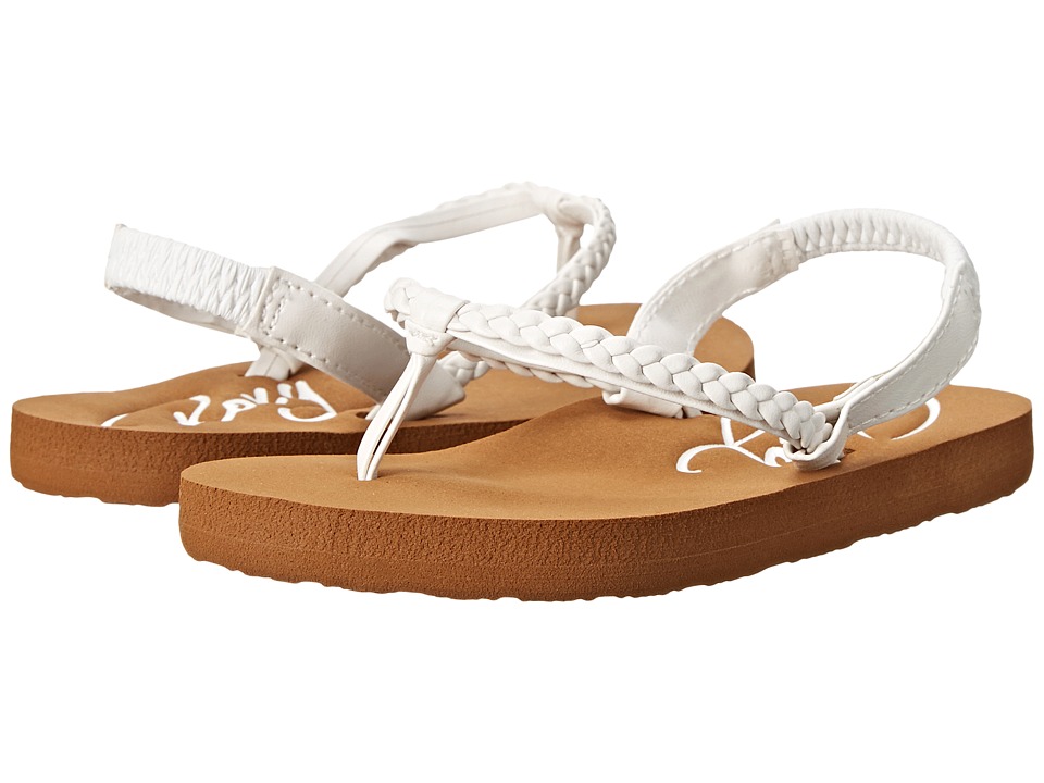 Roxy Kids - Cabo (Toddler) (White) Girls Shoes