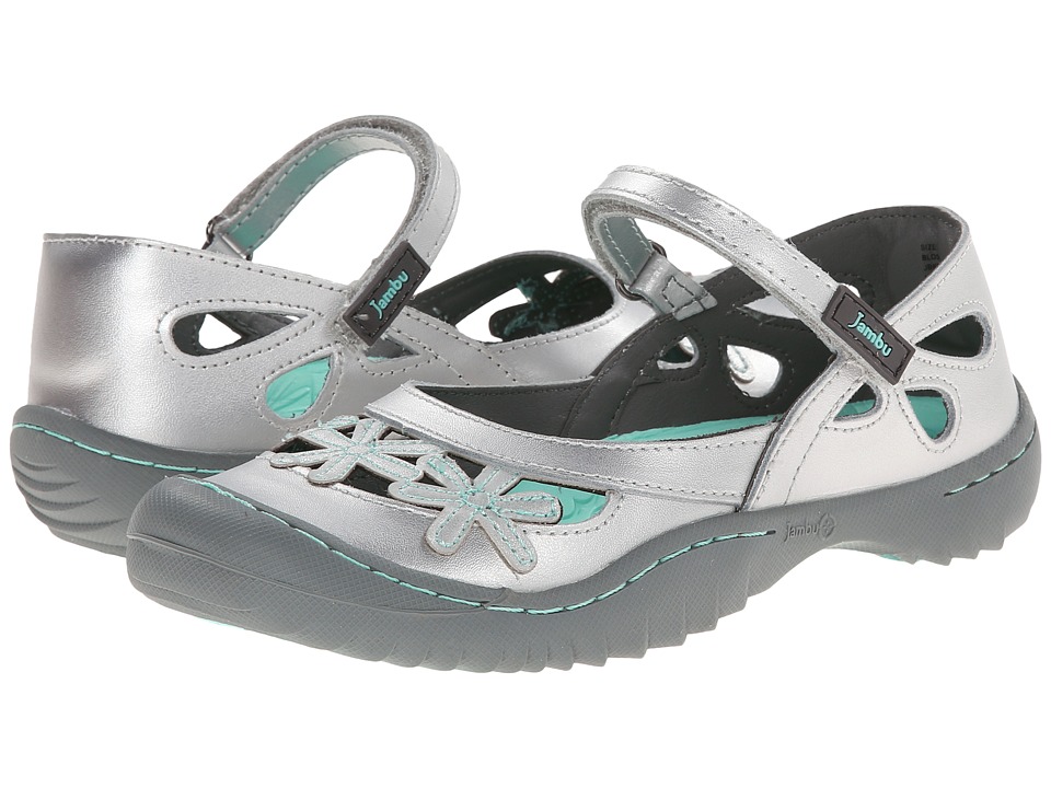 Jambu Kids - Blossom 2 (Toddler/Little Kid/Big Kid) (Silver) Girl