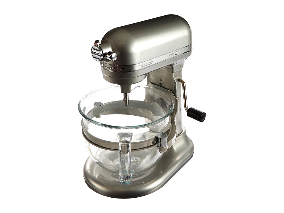 KitchenAid - KSM6521X Professional 6500 Design Series Bowl-lift Stand Mixer (Sugar Pearl Silver) Individual Pieces Cookware
