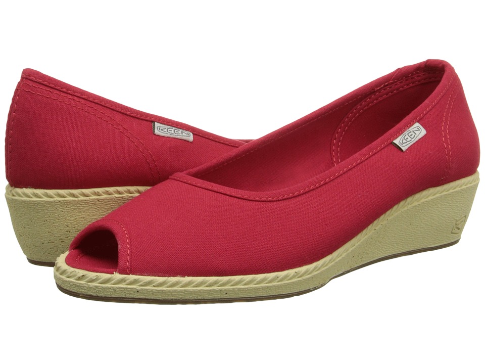 Keen - Cortona Wedge CVS (Ribbon Red) Women