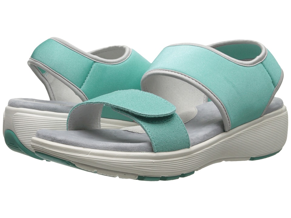 SoftWalk Elements (Turquoise/Turquoise/Silver Embossed Leather) Women