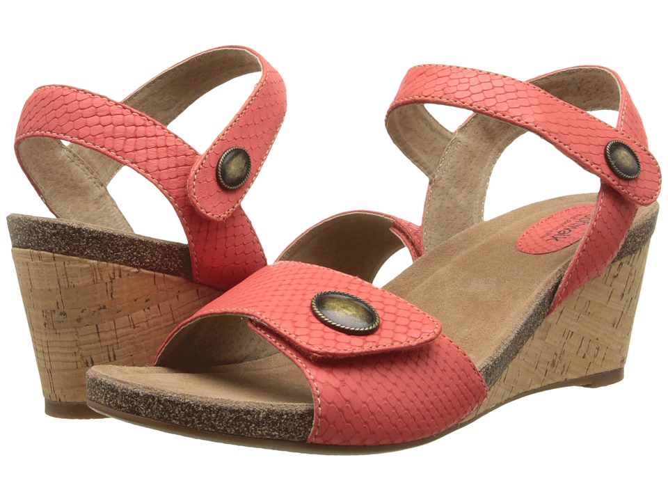 SoftWalk Jordan (Coral Snake Embossed Leather) Women