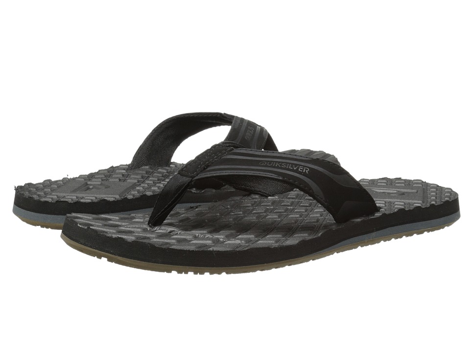 Quiksilver - Monkey Texture (Black/Black/Brown) Men