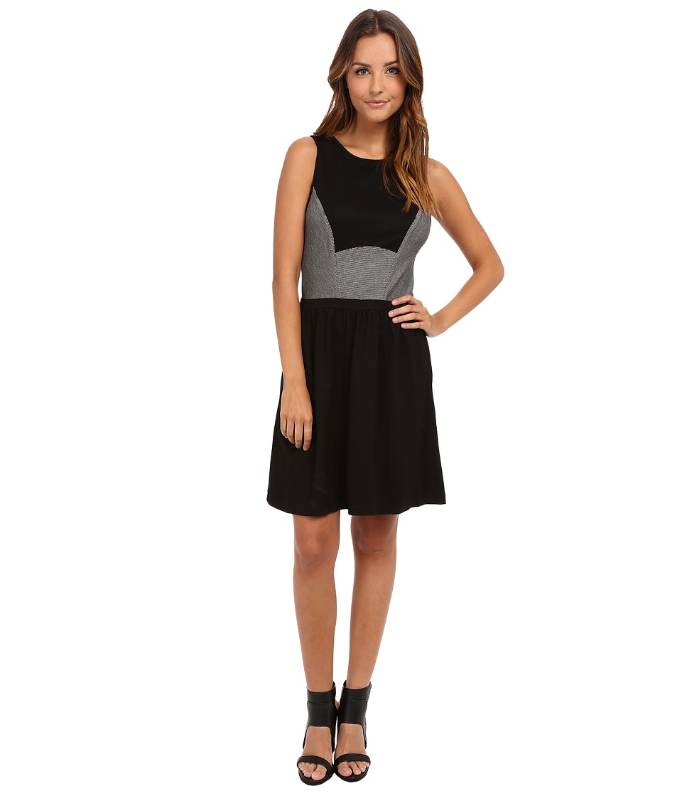 Tart Collin Dress (Black/Char Ponte Ottoman) Women