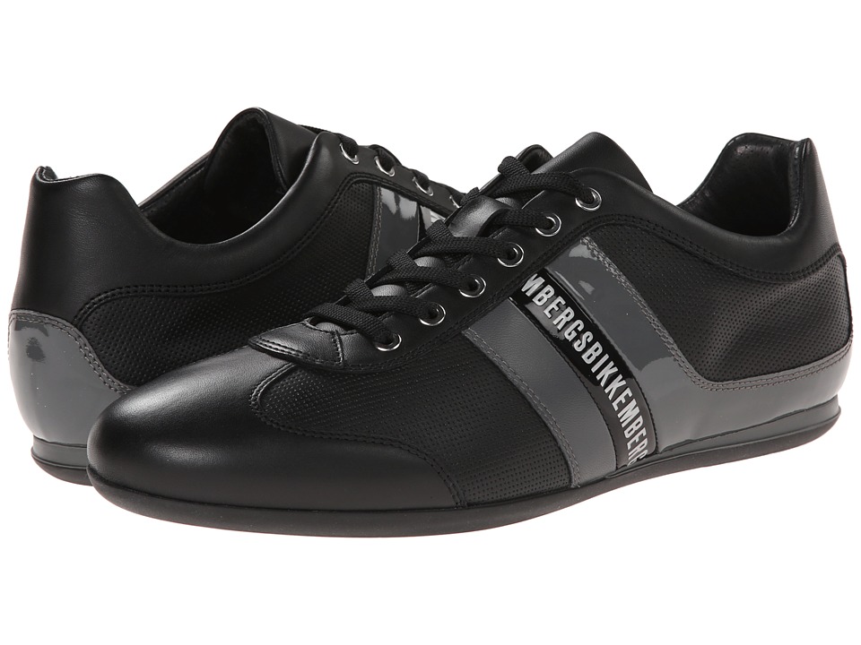 Bikkembergs Springer 98 Low Sneaker (Black/Dark Grey) Men
