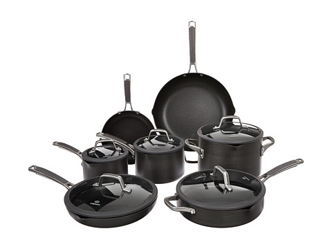 UPC 016853055951 product image for Calphalon Simply Easy System Non Stick 12-Piece Set (Gray) Cookware Sets | upcitemdb.com