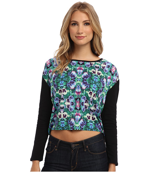 UPC 844890062201 product image for MINKPINK Optical Illusion Top (Multi) Women's Long Sleeve Pullover | upcitemdb.com
