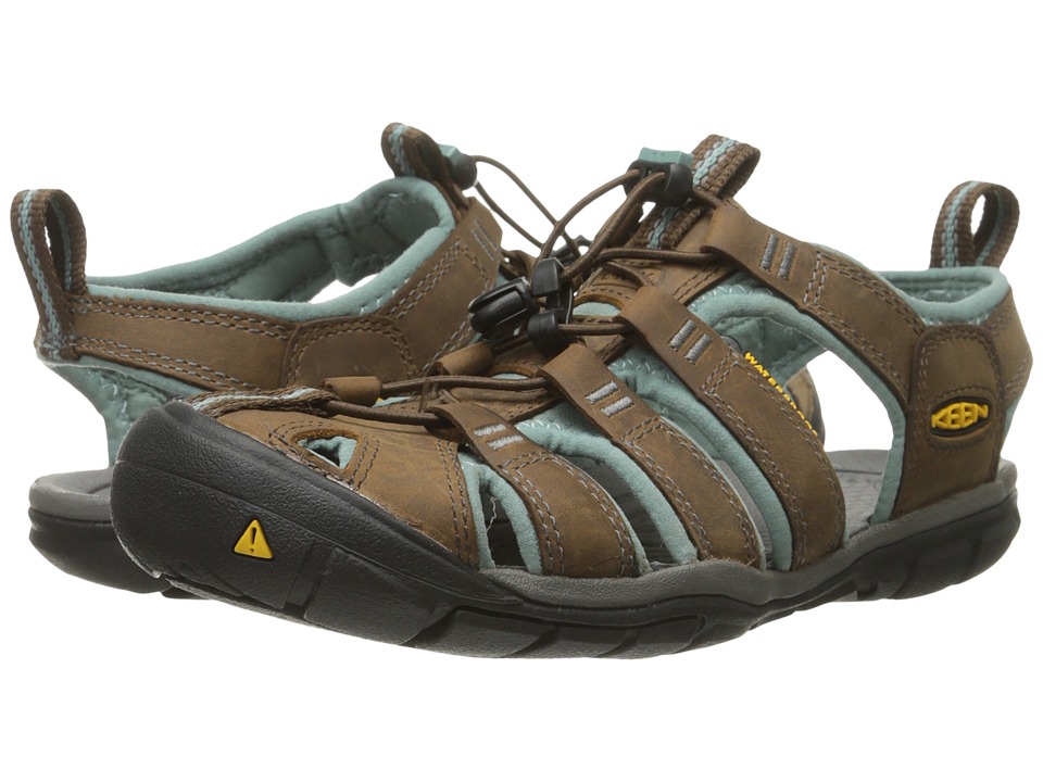 Keen Clearwater CNX Leather (Cascade/Mineral Blue) Women