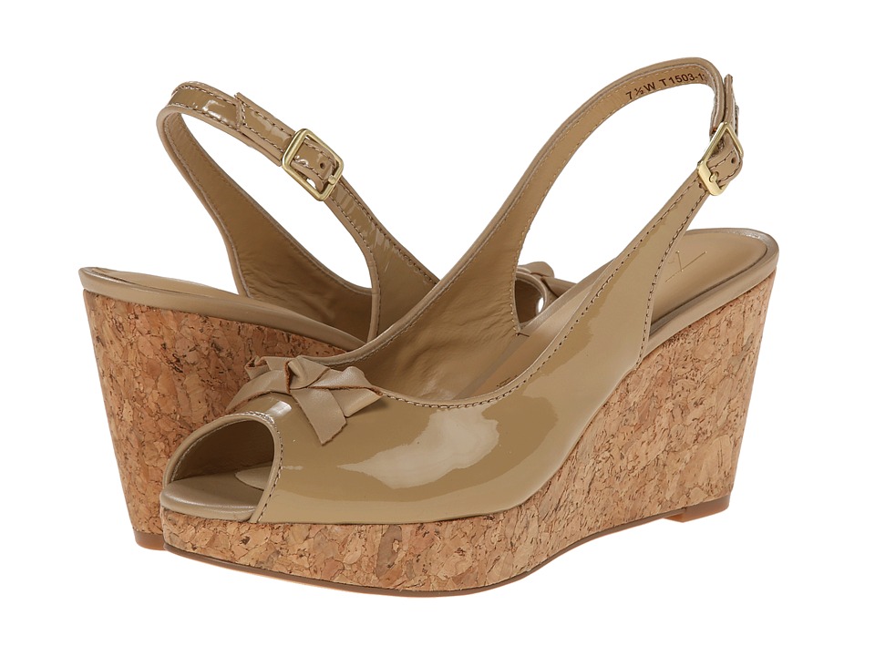 Trotters Allie (Nude Soft Patent Leather/Soft Nappa Leather) Women