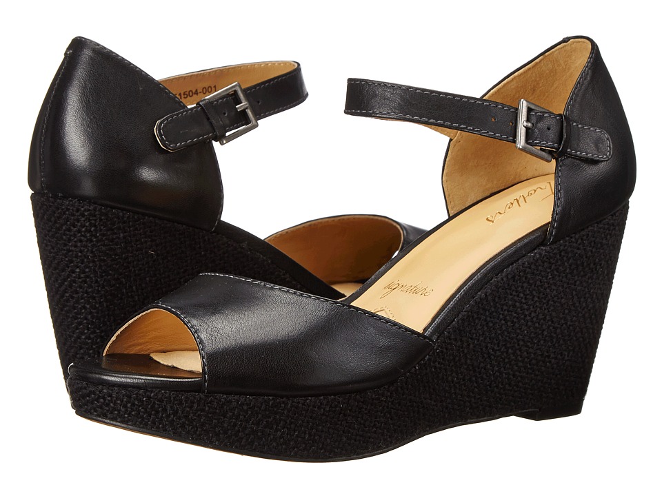 Trotters Amber (Black Soft Dull Leather) Women