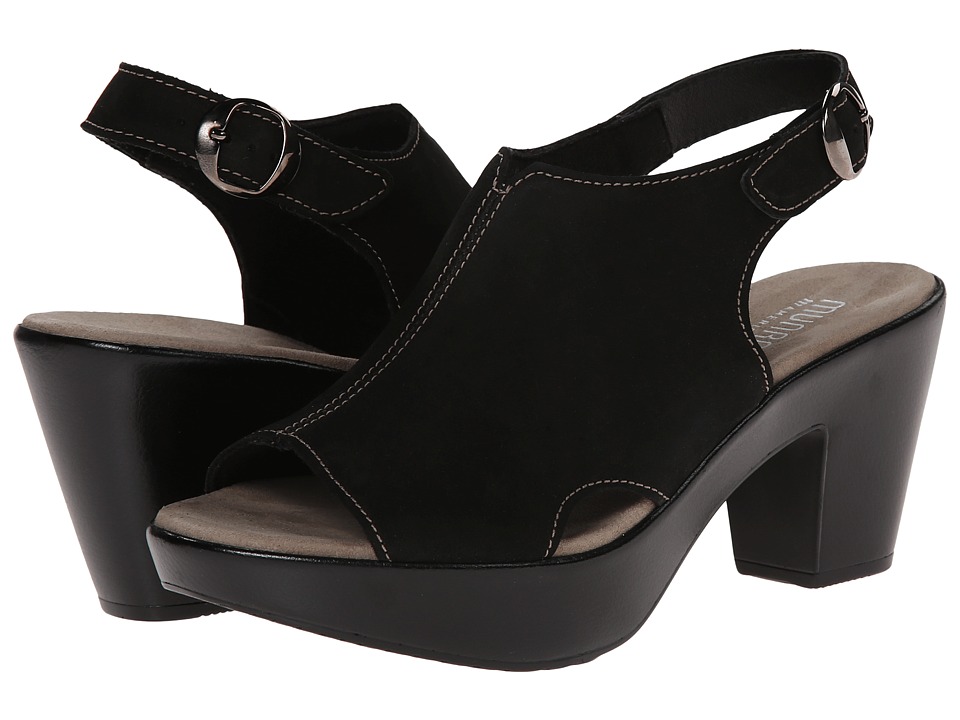 Munro Kirsten (Black Nubuck) High Heels