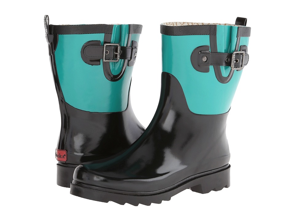 Chooka - Color Block Mid (Jungle Green) Women