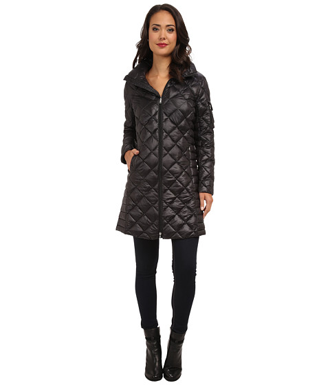 UPC 726113675958 product image for LAUREN by Ralph Lauren Soft Down Packable Walker (Black) Women's Coat | upcitemdb.com