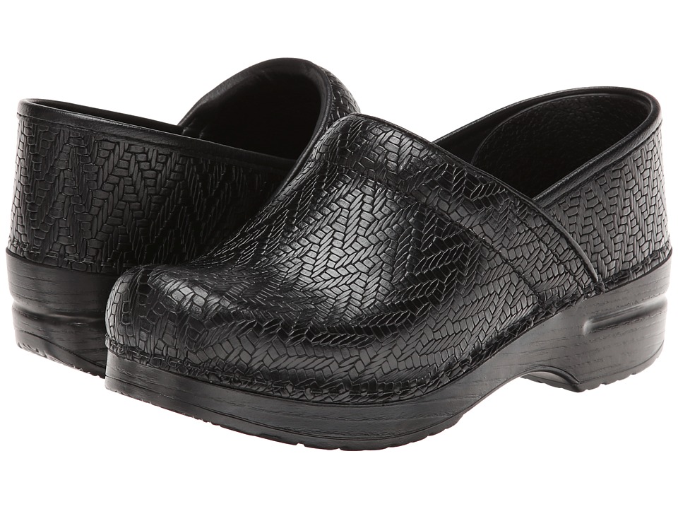 Dansko - Professional (Black Woven) Clog Shoes