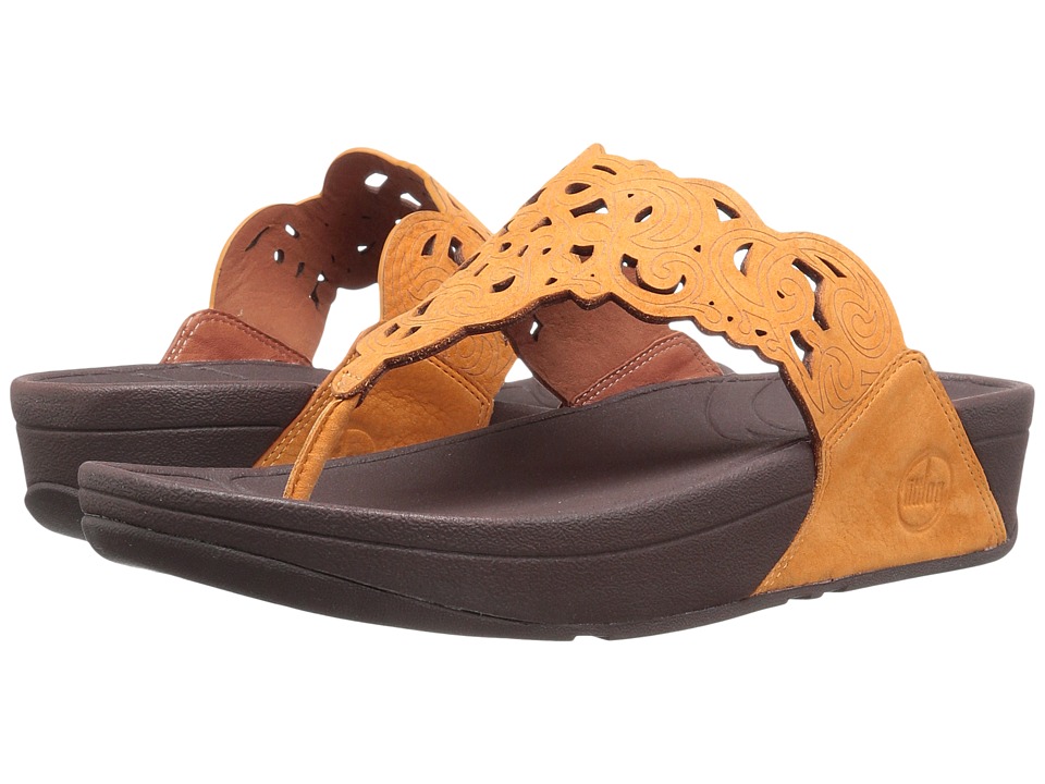 FitFlop Floratm (Nubuck) (Sunflower) Women
