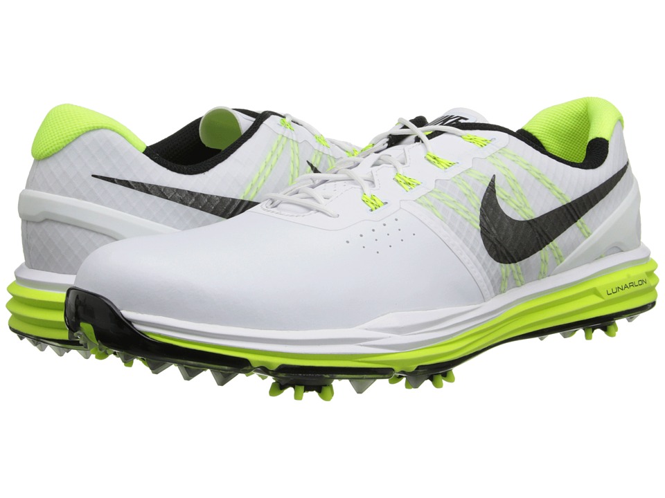 Nike Golf - Lunar Control 3 (White/Volt/Black) Men