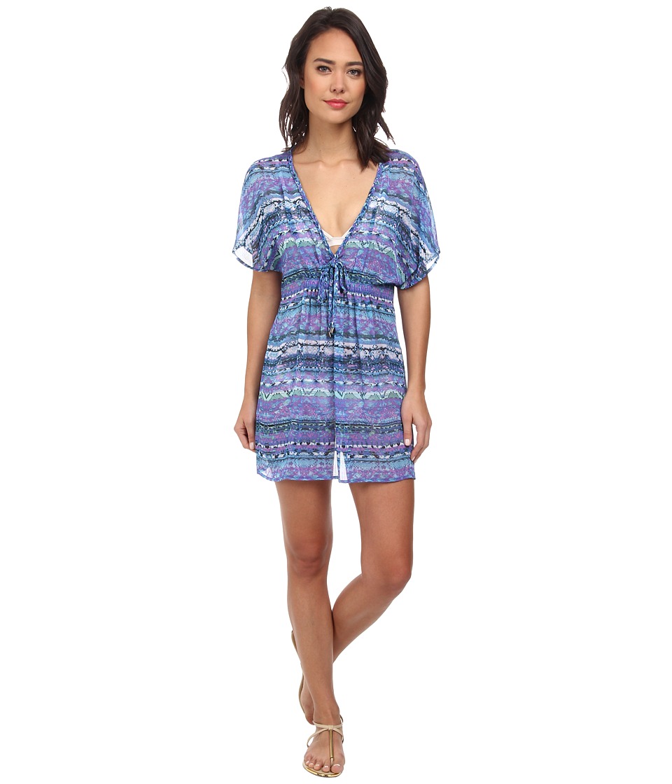 Badgley Mischka - Adia Braided Tunic Cover-Up (Multi) Women