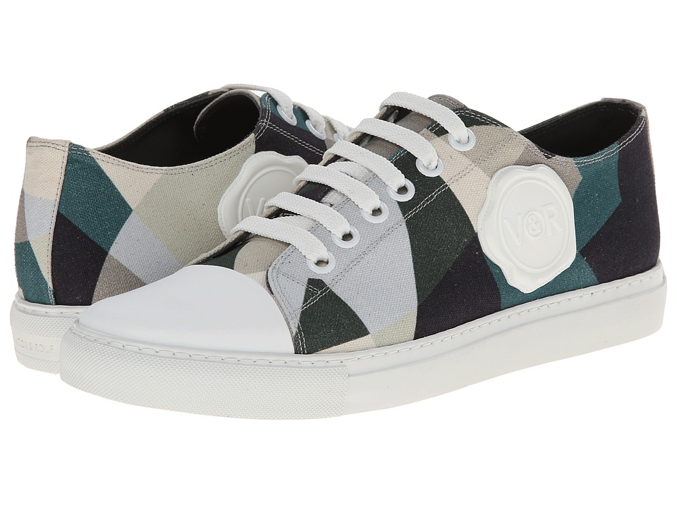 Viktor & Rolf - Printed Camo Sneaker with Logo (Camouflage) Men