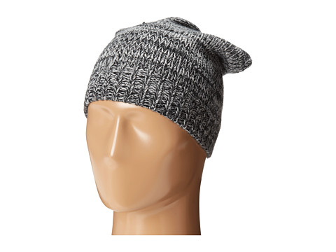 Hat Attack - Marled Slouchy (Black) Beanies