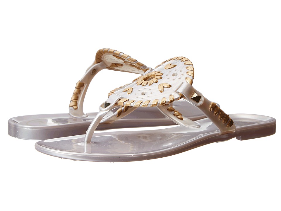 Jack Rogers Georgica Jelly (Silver/Gold) Women