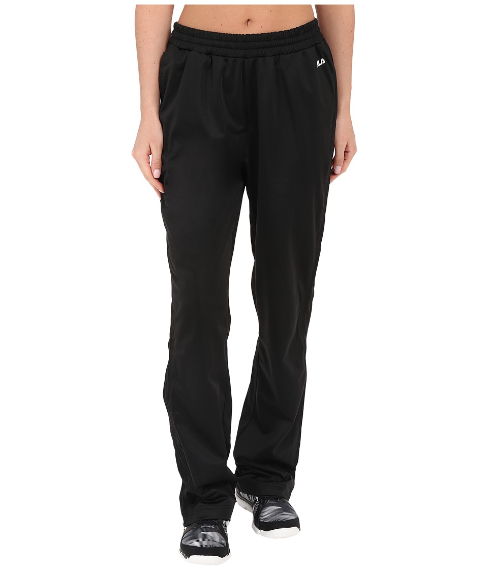 Fila Work It Out Track Pant (Black/Black/White Multi Snake) Women
